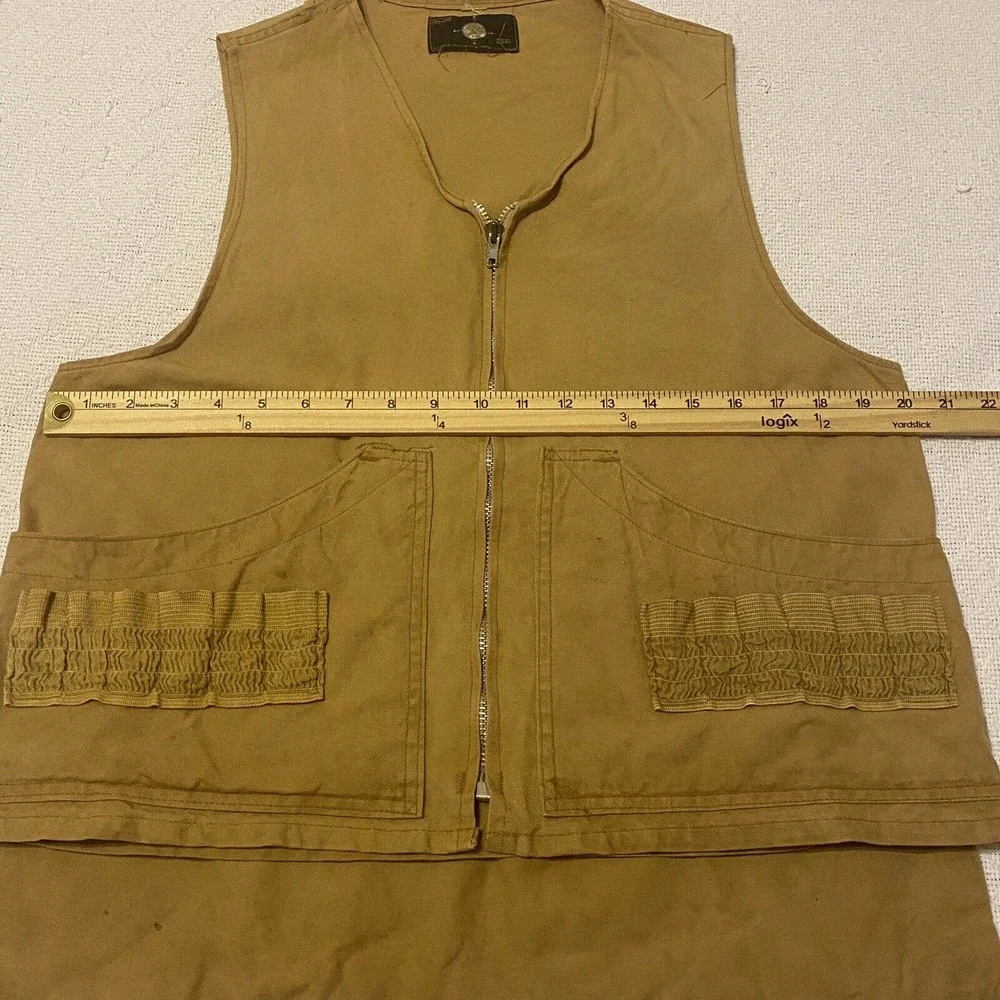 Vintage Sears Roebuck And Co. USA 'Field Tested' Zip Up Hunting Vest, 40 - Picture 8 of 16